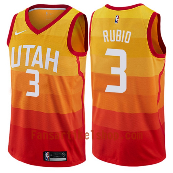 NBA Utah Jazz Trikot Ricky Rubio 3 Nike City Edition Swingman - Herren NBA Utah Jazz Trikot Ricky Rubio 3 Nike City Edition Swingman - Herren